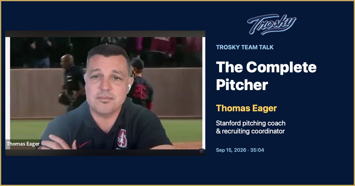 The Complete Pitcher with Thomas Eager